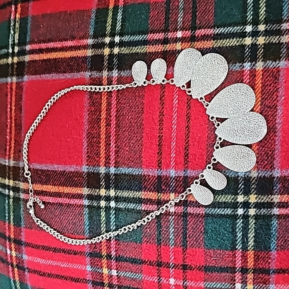 Silver necklace 21"